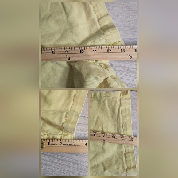 No Boundaries Juniors Butter Yellow Banana High Waist Classic Shorts Size M(7-9) - Picture 5 of 7